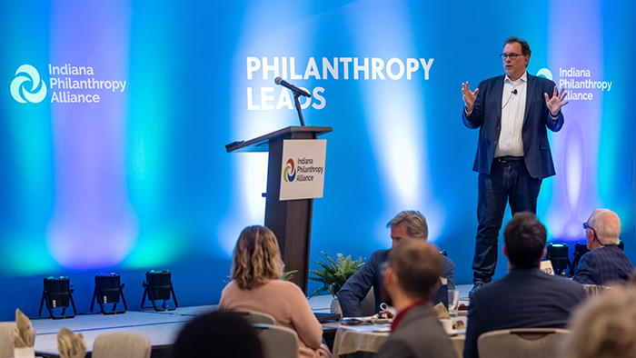 Jim Brady of the Knight Foundation at the 2022 Philanthropy Leads Conference