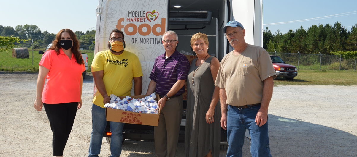 The Porter County Community Foundation, in collaboration with Porter County 4-H, Hoosiers Feeding the Hungry and Sims Meat Processing, donated 1,500 lbs. of meat to the Food Bank of Northwest Indiana which was distributed to local food pantries.